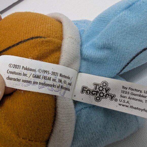 Pokemon Squirtle 8" Stuffed Plush Doll 2021 Nintendo - Picture 6 of 7